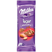 Chocolate Milka Leger Almendras 110G