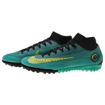 Chuteira Nike Superflyx 6 CR7 TF Verde Jade Masculino