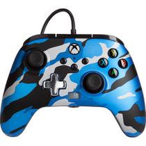 Controle PowerA Metallic Blue Camo Xbox Series X/S foto principal