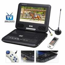 DVD Player Portátil Bak BK-7374S TV 7.0" SD / USB foto principal