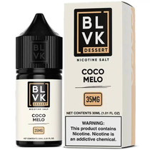 Essência para Vaper BLVK Dessert Salt Coco Melo 30ML