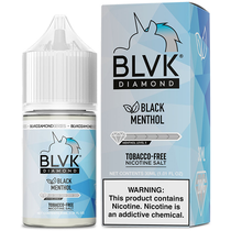 Essência para Vaper BLVK Diamond Salt Black Menthol 30ML