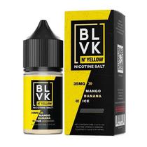 Essência para Vaper BLVK N' Yellow Salt Mango Banana Ice 30ML