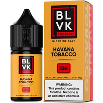 Essência para Vaper BLVK Tobacco Salt Havana Tobacco 30ML