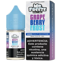 Essência para Vaper MR. Freeze Salt Grape Berry Frost 30ML