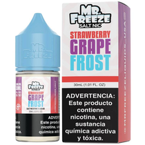 Essência para Vaper MR. Freeze Salt Strawberry Grape Frost 30ML