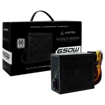 Fonte Arktek ATX Voltron AK-ATX650WW 80 Plus White 650W foto principal