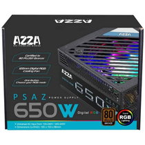 Fonte Azza ATX PSAZ-650W RGB 80 Plus Bronze 650W foto 2