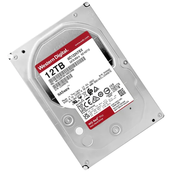 HD Western Digital Red Pro NAS WD122KFBX 12TB 3.5" 7200RPM 512MB foto 1