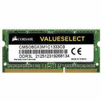 Memória Corsair ValueSelect DDR3L 8GB 1333MHz Notebook CMSO8GX3M1C1333C9