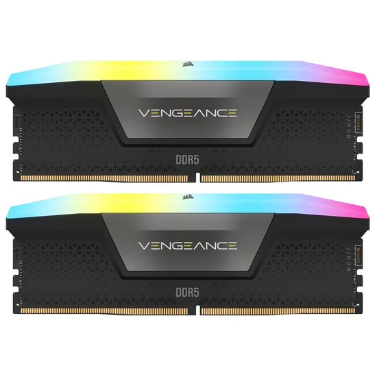 Memória Corsair Vengeance RGB DDR5 96GB (2x 48GB) 6000MHz CMH96GX5M2B6000C30
