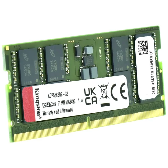 Memória Kingston DDR5 32GB 5600MHz Notebook KCP556SD8-32 foto 1