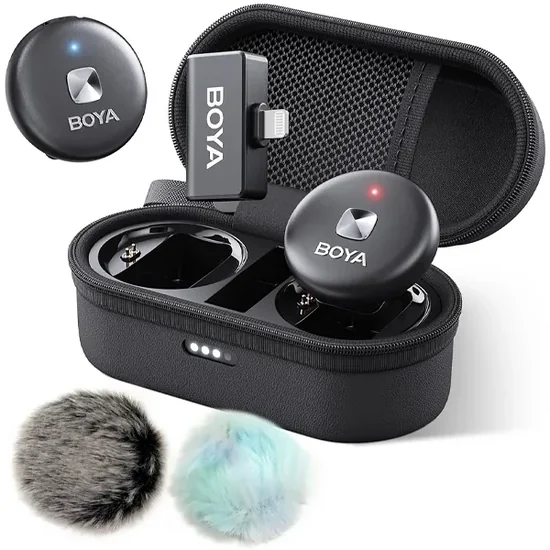 Microfone Boya Omic-D Lightning