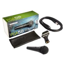 Microfone Shure PGA58 XLR Com Fio foto 1