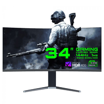Monitor Gamemax LED GMX34CKXQ Ultra WQHD 34" Curvo foto principal