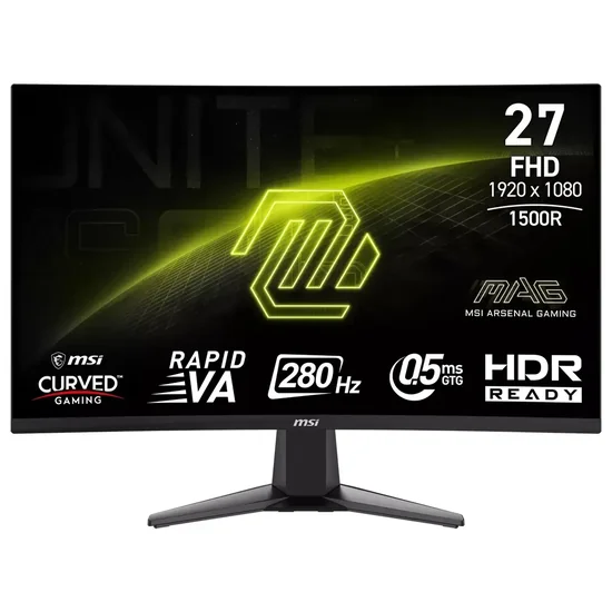 Monitor MSI LED MAG 276CXF Full HD 27" Curvo foto principal