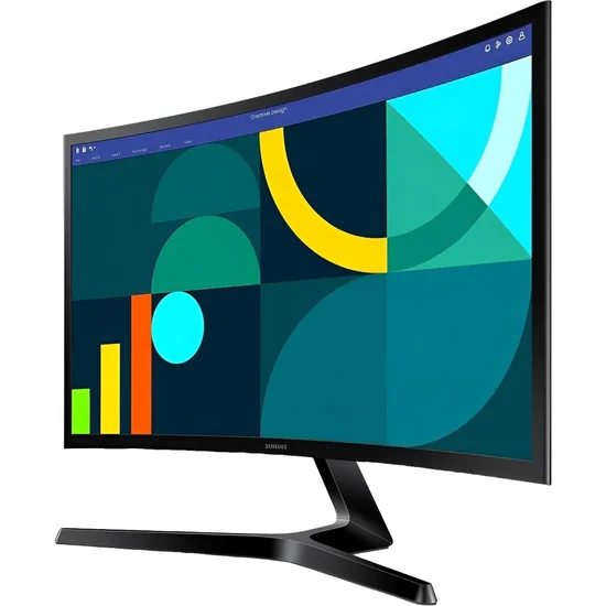 Monitor Samsung LED LS24D366GAN Full HD 24" Curvo foto 1