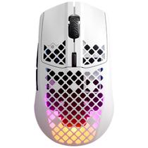 Mouse Steelseries Aerox 3 Snow 62608 RGB Óptico Wireless