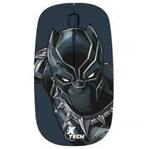 Mouse X-Tech Pantera Negra XTM-M340BP Óptico Wireless