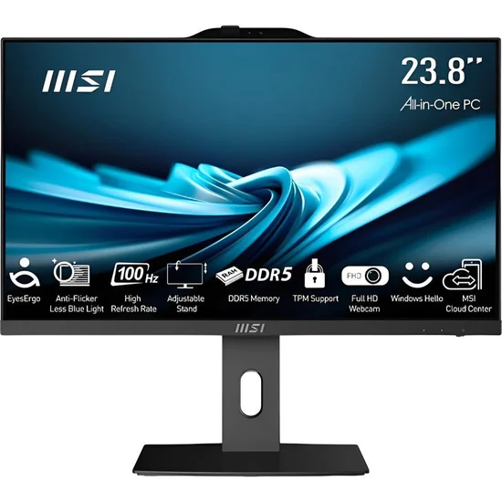 MSI Pro All In One 14M-641US Intel Core i7 2.1GHz / Memória 32GB / SSD 1TB / 23.8" / Windows 11