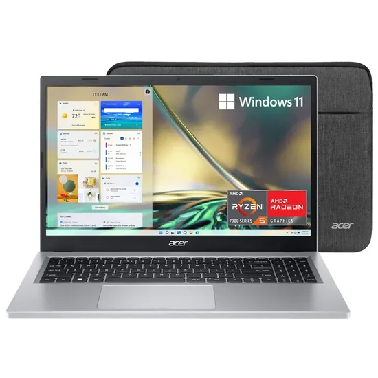 Notebook Acer Aspire 3 A315-24P-R2AG AMD Ryzen 5 2.8GHz / Memória 8GB / SSD 512GB / 15.6" / Windows 11 foto principal