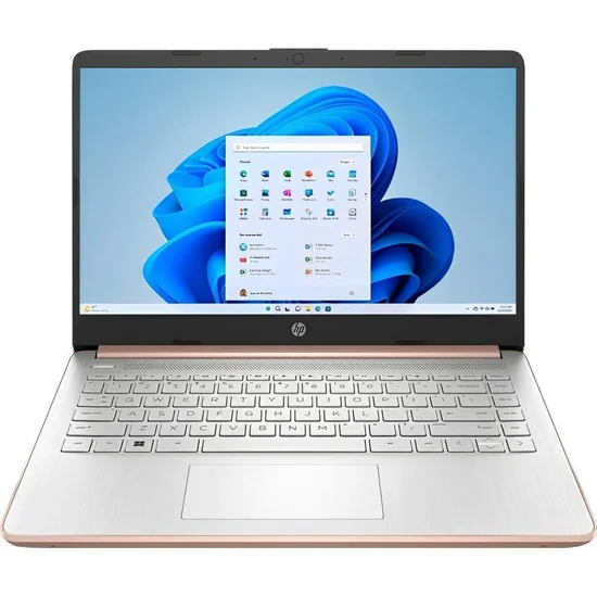 Notebook HP 14-DQ0762DX Intel Celeron 1.1GHz / Memória 4GB / eMMC 128GB / 14" / Windows 11
