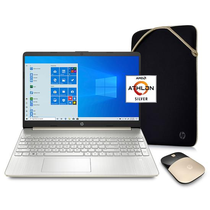 Notebook HP 15-EF1072WM AMD Athlon Silver 2.3GHz / Memória 4GB / SSD 128GB / 15.6" / Windows 10