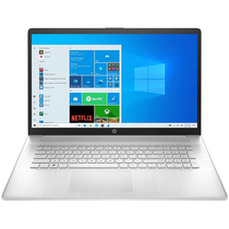 Notebook HP 17-CP0056NR AMD Ryzen 3 2.6GHz / Memória 8GB / SSD 256GB / 17.3" / Windows 10