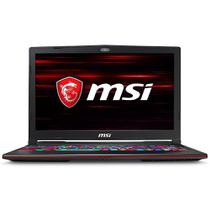 Notebook MSI GL63 9SDK-879US Intel Core i7 2.6GHz / Memória 16GB / HD 1TB + SSD 256GB / 15.6" / Windows 10 / GTX 1660TI 6GB