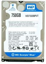 HD Notebook Western Digital 750GB 2.5" foto 1