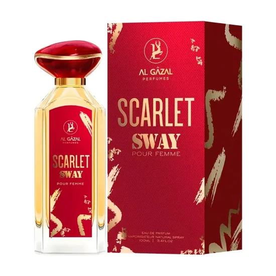 Perfume Al Gazal Scarlet Sway Pour Femme Eau de Parfum Feminino 100ML