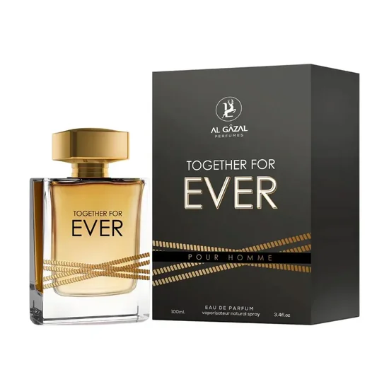 Perfume Al Gazal Together For Ever Pour Homme Eau de Parfum Masculino 100ML