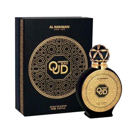 Perfume Al Haramain Black Oud Extrait de Parfum Unisex 100ML