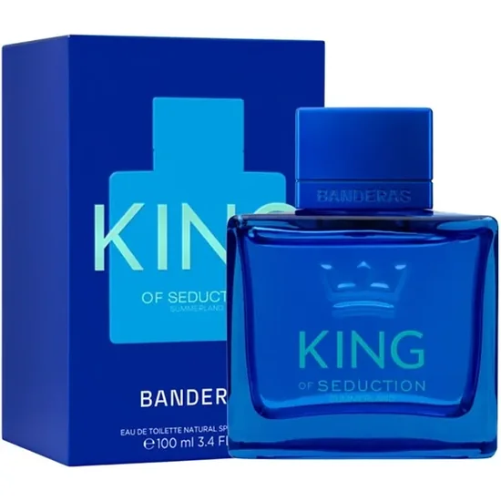 Perfume Antonio Banderas King of Seduction Summerland Eau de Toilette Masculino 100ML