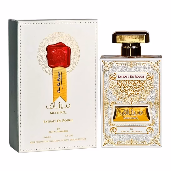 Perfume Ard Al Zaafaran Meethaq Extrait de Rouge Eau de Parfum Feminino 100ML