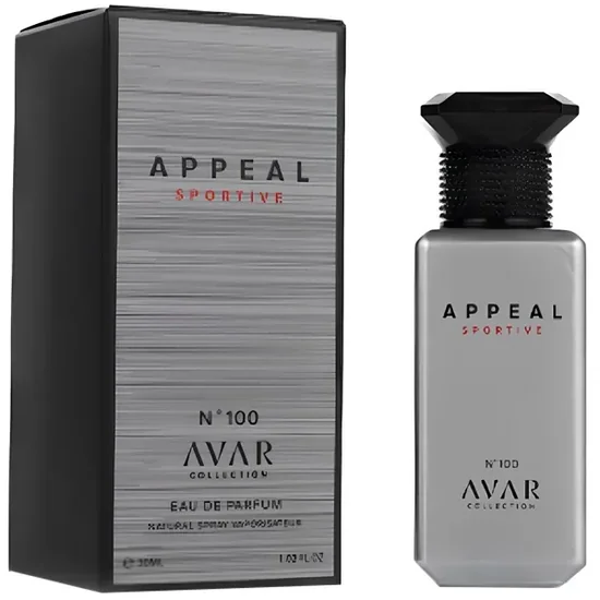 Perfume Avar Collection Appeal Sportive N°100 Eau de Parfum Masculino 30ML