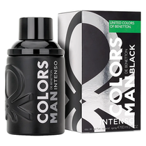 Perfume Benetton Colors Man Black Intenso Eau de Parfum Masculino 60ML foto 2
