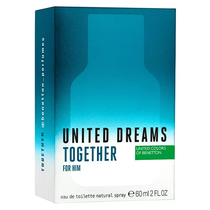 Perfume Benetton United Dreams Together For Him Eau de Toilette Masculino 60ML foto 1