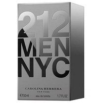 Perfume Carolina Herrera 212 Eau de Toilette Masculino 50ML foto 1