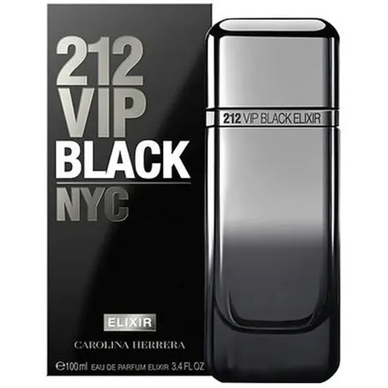 Perfume Carolina Herrera 212 Vip Black Elixir Eau de Parfum Masculino 100ML foto principal