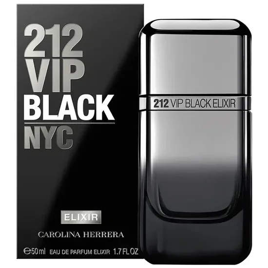Perfume Carolina Herrera 212 Vip Black Elixir Eau de Parfum Masculino 50ML foto principal