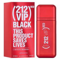 Perfume Carolina Herrera 212 Vip Black Red Eau de Parfum Masculino 100ML foto 2