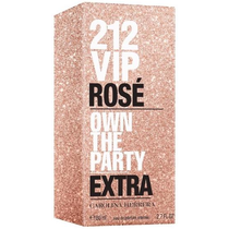 Perfume Carolina Herrera 212 Vip Rose Extra Eau de Parfum Feminino 80ML foto 1