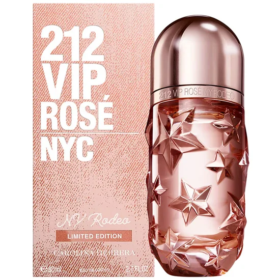 Perfume Carolina Herrera 212 Vip Rosé NY Rodeo Eau de Parfum Femenino 80ML