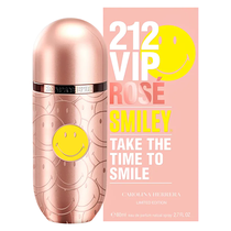 Perfume Carolina Herrera 212 Vip Rosé Smiley Eau de Parfum Feminino 80ML