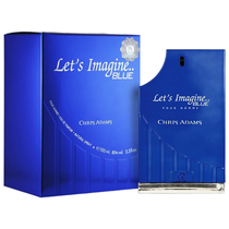 Perfume Chris Adams Let's Imagine Blue Pour Homme Eau de Parfum Masculino 100ML foto principal