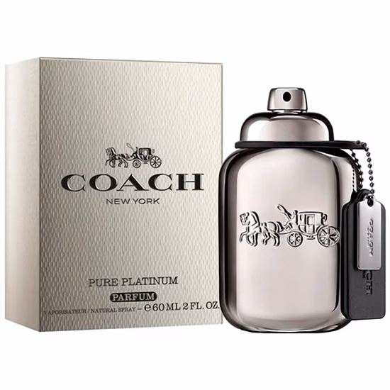 Perfume Coach Pure Platinum Parfum Masculino 60ML