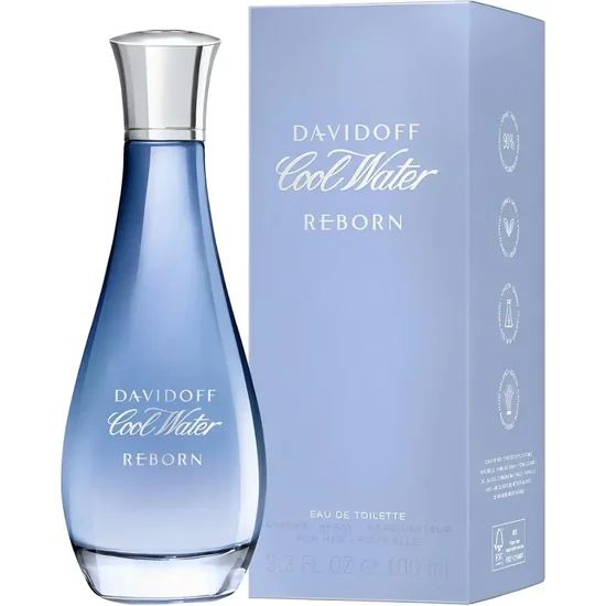 Perfume Davidoff Cool Water Reborn Eau de Toilette Feminino 100ML