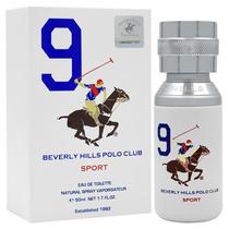 Perfume Beverly Hills Polo Club Sport 9 White Eau de Toilette Masculino 50ML foto 2