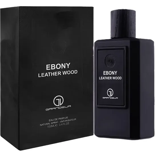 Perfume Grandeur Ebony Leather Wood Eau de Parfum Masculino 100ML